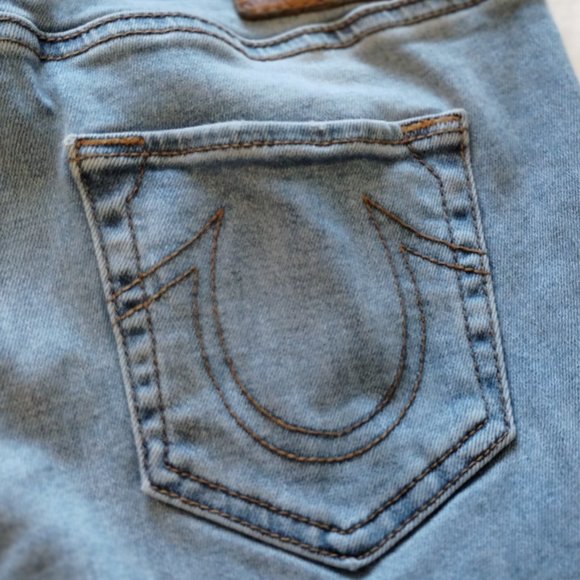 True Religion Jennie Curvy Skinny Shadow Hem Size 25 - Picture 9 of 16